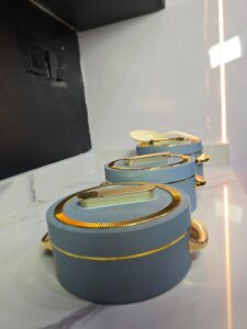 Grey plastic dish 3in1
