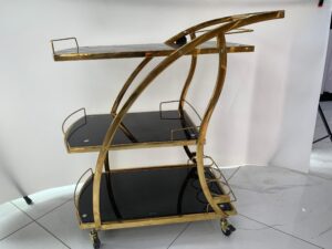 Long gold trolley