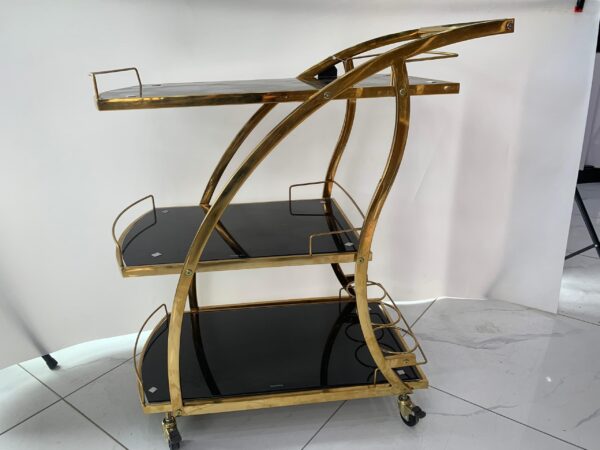 Long gold trolley