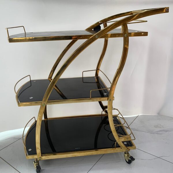 Long gold trolley