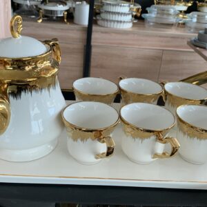 Gold king tea set