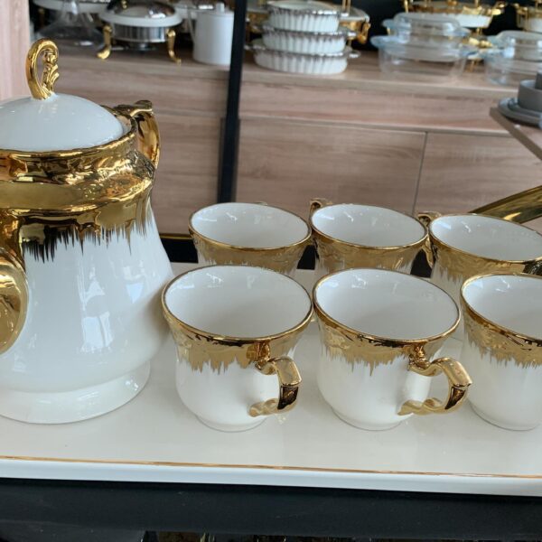 Gold king tea set