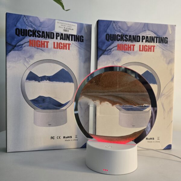 Quicksand painting  Night light