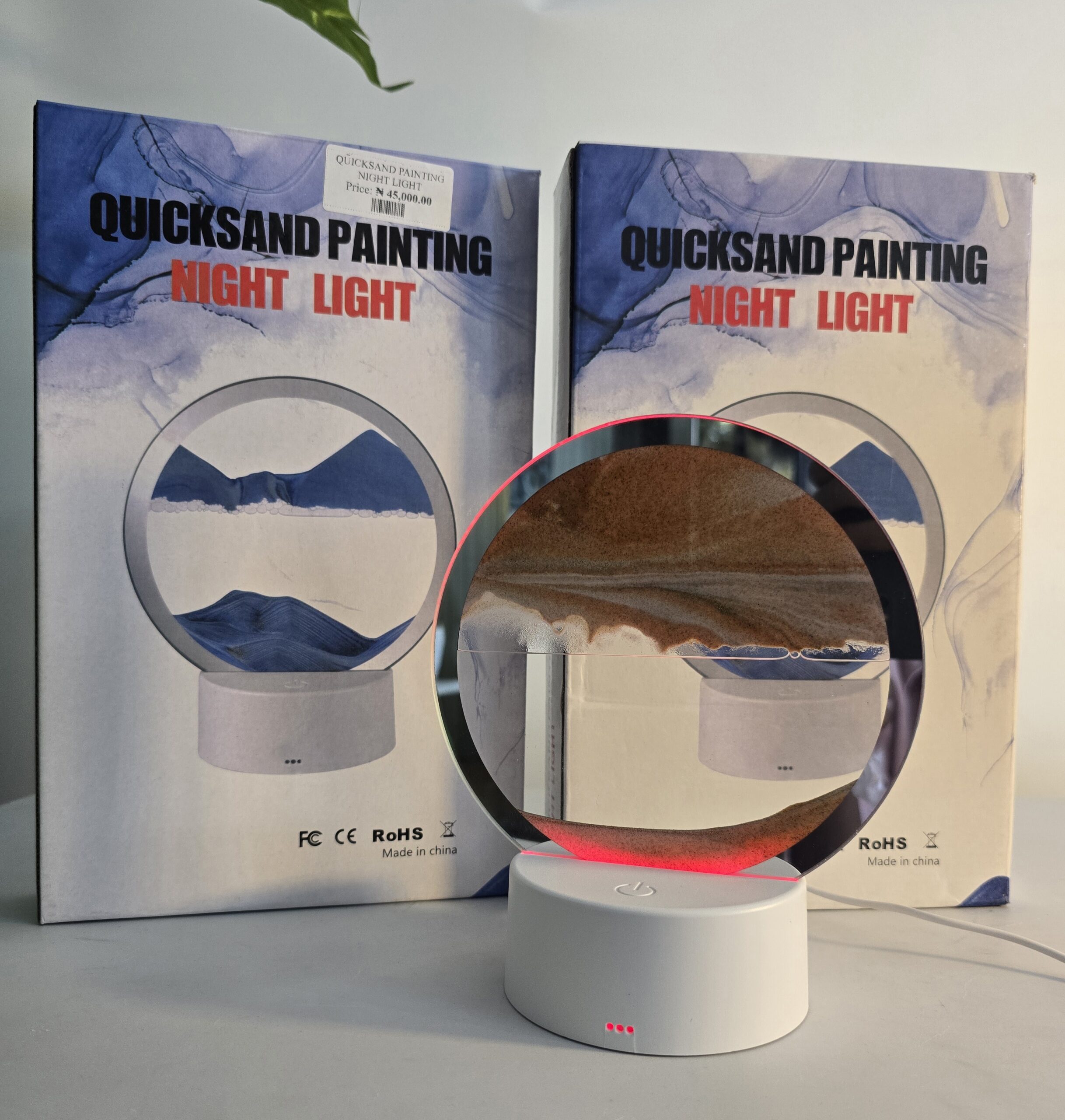 Quicksand painting  Night light