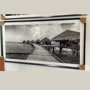 Landscape black and white frame