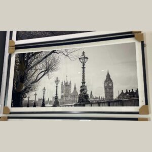Landscape black and white frame