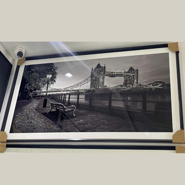 Landscape black and white frame