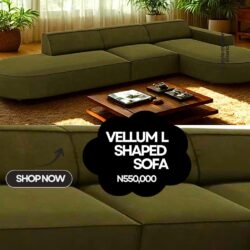 VELLUM SHAPED SOFA